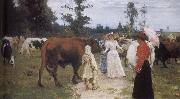 Ilia Efimovich Repin, Girls and cows